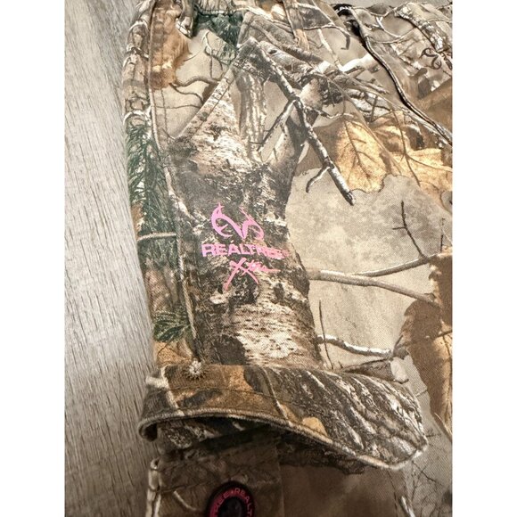 Realtree Xtra Camo Cargo Pants with Pink Logo - Size S - Pink Logo - Picture 2 of 9